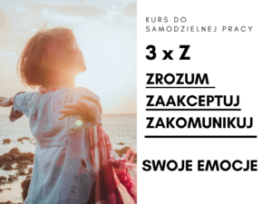 Kurs 3xZ: Zrozum, Zaakceptuj, Zakomunikuj swoje emocje
